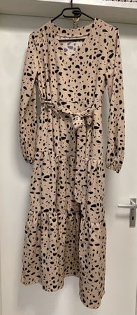 Schickes Damenkleid Beige Gr. S/M