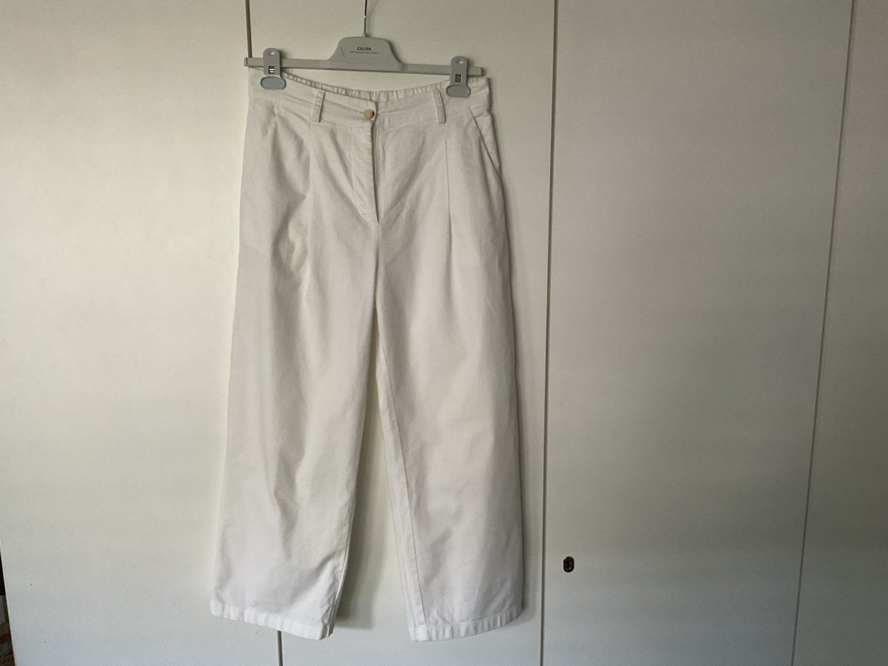 Opus Hosen: Opus - Mareika Sommer Hose weiss - Gr. 36 – Gebraucht aus Walchwil von Budy7 1