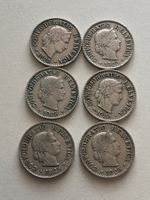 Lot mit 6 Stk. 5 Rp. 1925