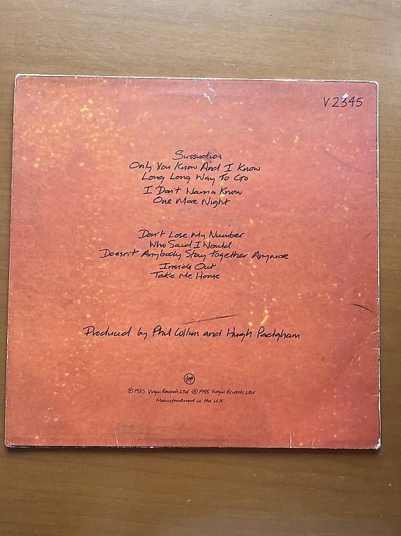 Dischi in vinile: LP Phil Collins - No Jacket Required – Usato da Viganello venduto da 597_k72f 1