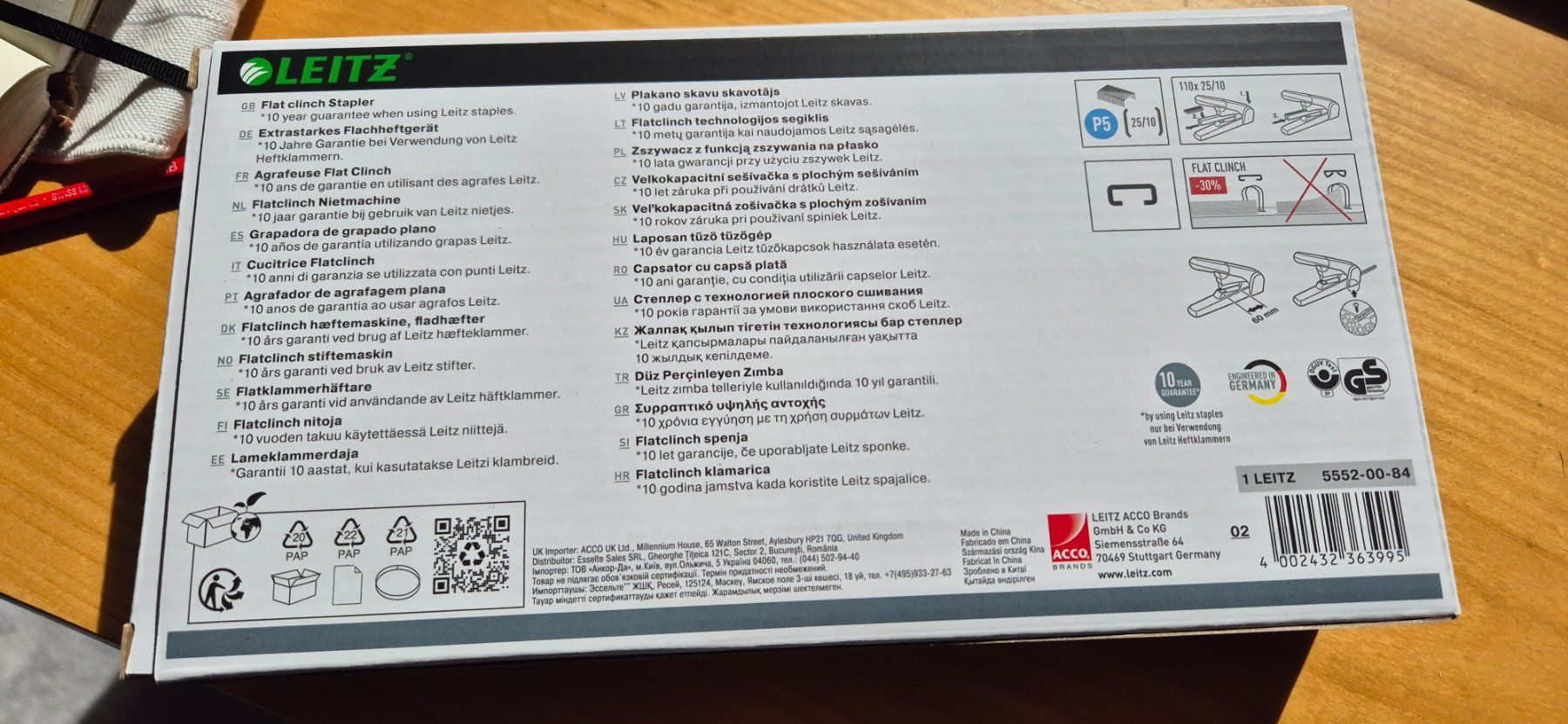 Leitz Macchine rilegatrici: Flachheftgerät Leitz – Nuovo e nell'imballaggio originale da Zürich venduto da bisruhig 1