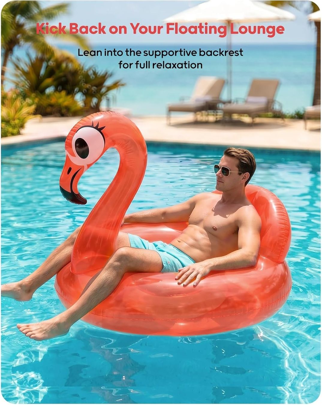 Bouées: Aufblasbarer Flamingo Pool Float Schwimmtier – Neuf avec emballage d'origine à Suhr par SchnapperCH 3