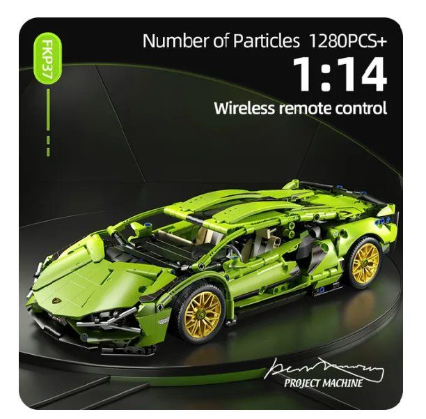 AoreSpty Maquette Voiture à Construire 1280 Pièces, Cadeau Garçon 10-12