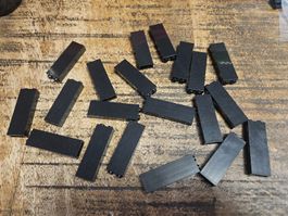 lego 2454 lot de 20 pièces Black Brick 1 x 2 x 5