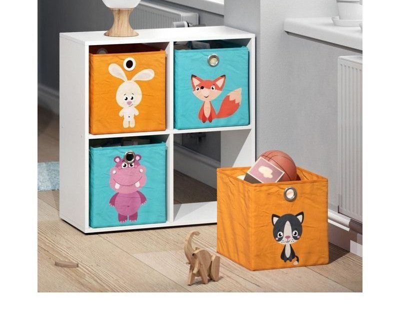 Scaffali: Faltbox - Hase Nilpferd - 30x30x30cm - Kinderregal - Box – Usato da Wallenwil venduto da toesstal-vertrieb 2