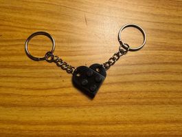 Schlüsselanhänger Herz ❤️ Glücksbringer Valentinstag Lego