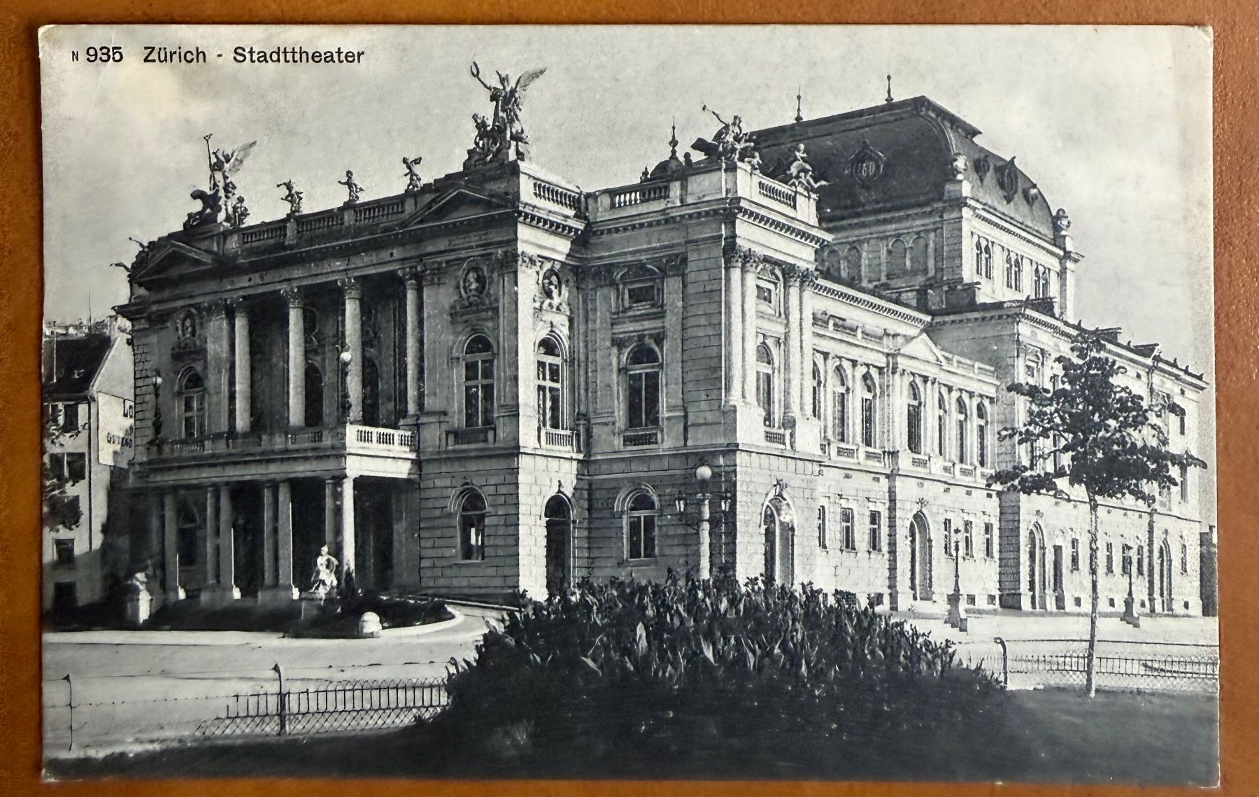 Ansichtskarten: Zürich - Stadttheater 1913 – Gebraucht aus Lutry von Ediego