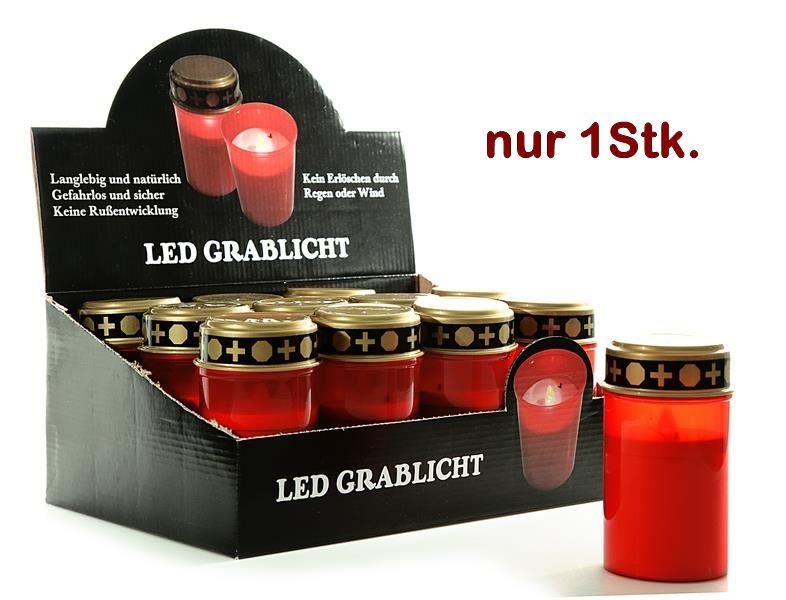 Candele: Grabkerze LED mit bis 200h Brenndauer – Nuovo e nell'imballaggio originale da Wettingen venduto da Swala 2