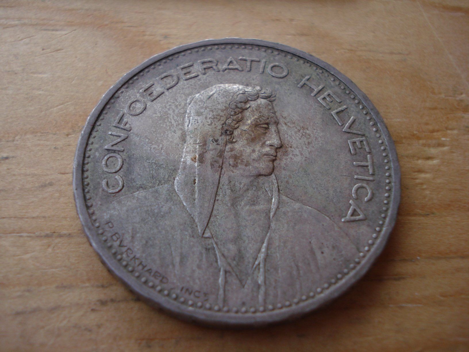 Alle Münzen: (D2) 5 Franken 1937 – Gebraucht aus Erlach von Net-Coins 1
