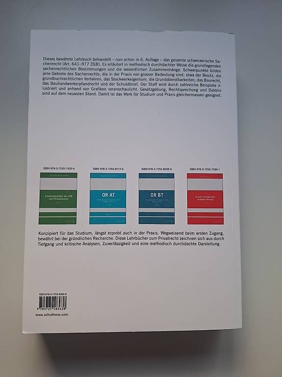 Bücher: Sachhenrecht  – Gebraucht aus Riehen von ann_7lpc 1