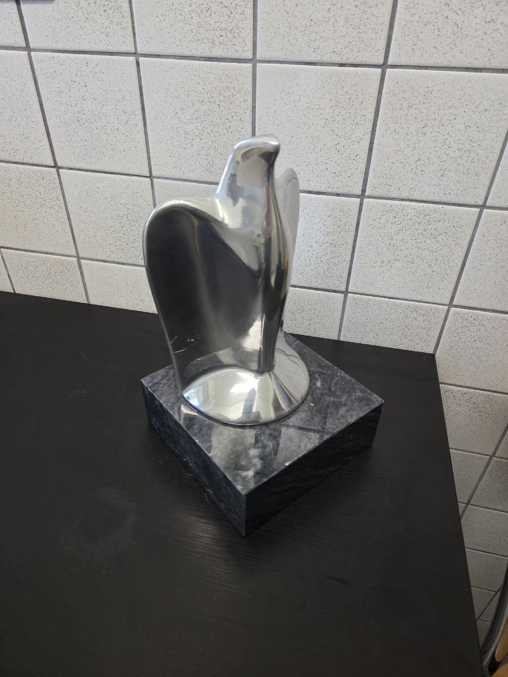 Skulpturen & Statuen: Figur Adler glänzend Marmorsockel  – Gebraucht aus Dietikon von Allegra34 2