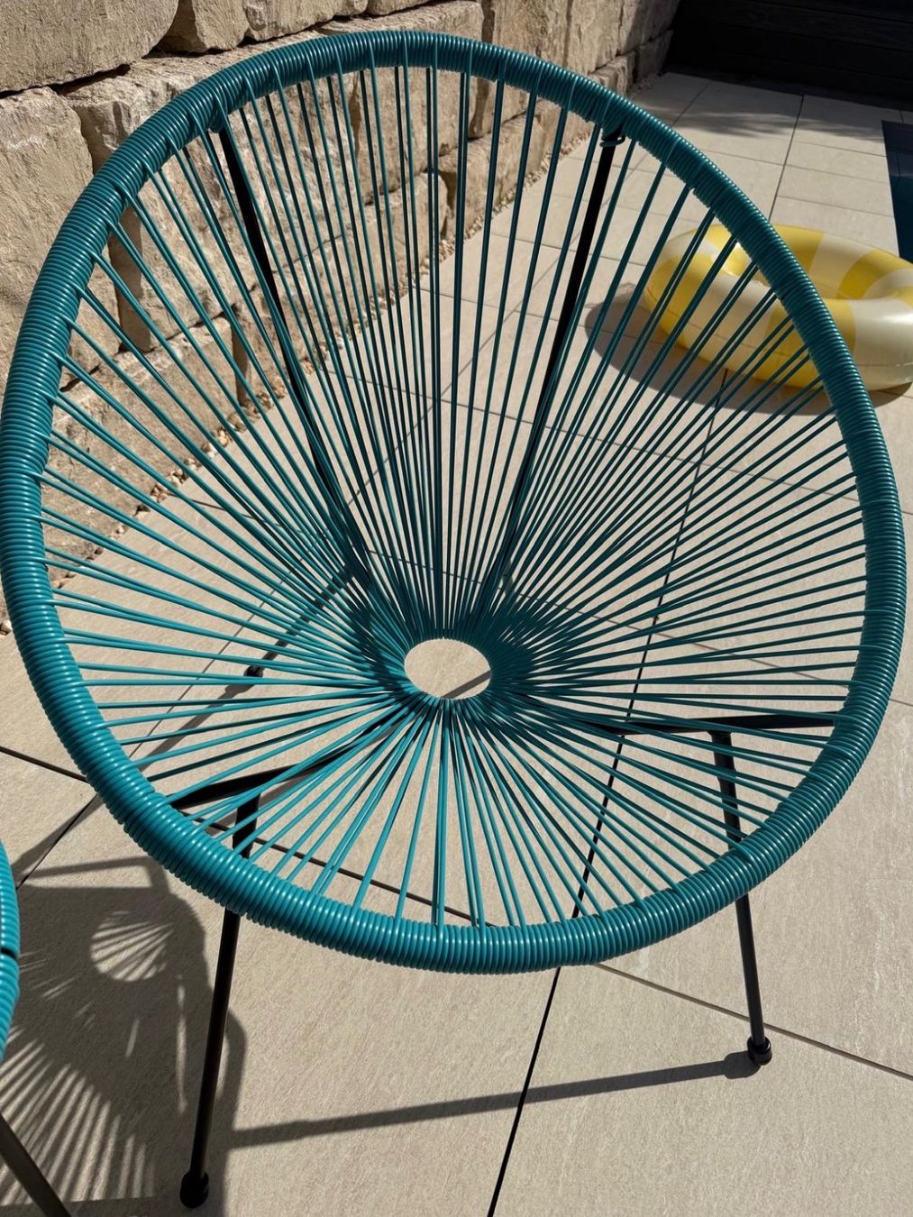 Sedie: Spaghetti-Gartenstuhlset "Acapulco" türkis – Nuovo (secondo la descrizione) da Galgenen venduto da Walsi87 3