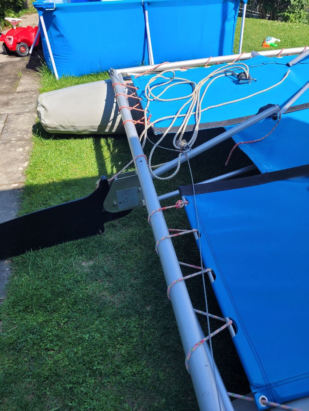 Barche: Beachcat Katamaran 5 m mit 2 Segeln & Schiffsausweis – Usato da Nussbaumen AG venduto da Martinfal 7