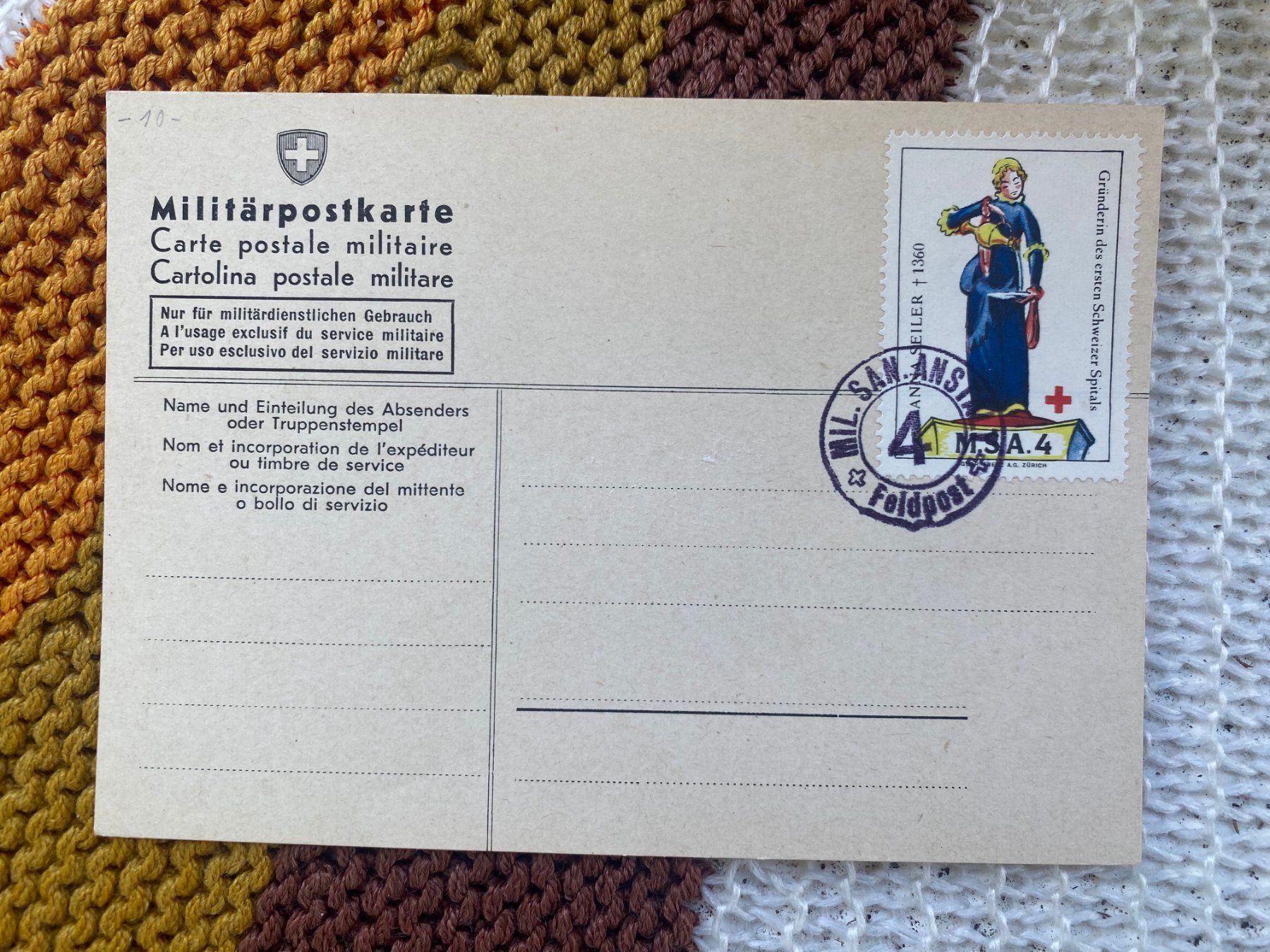 Tutti i francobolli: PK Soldatenmarke VIII – Usato da Langendorf venduto da Antik-Samariter