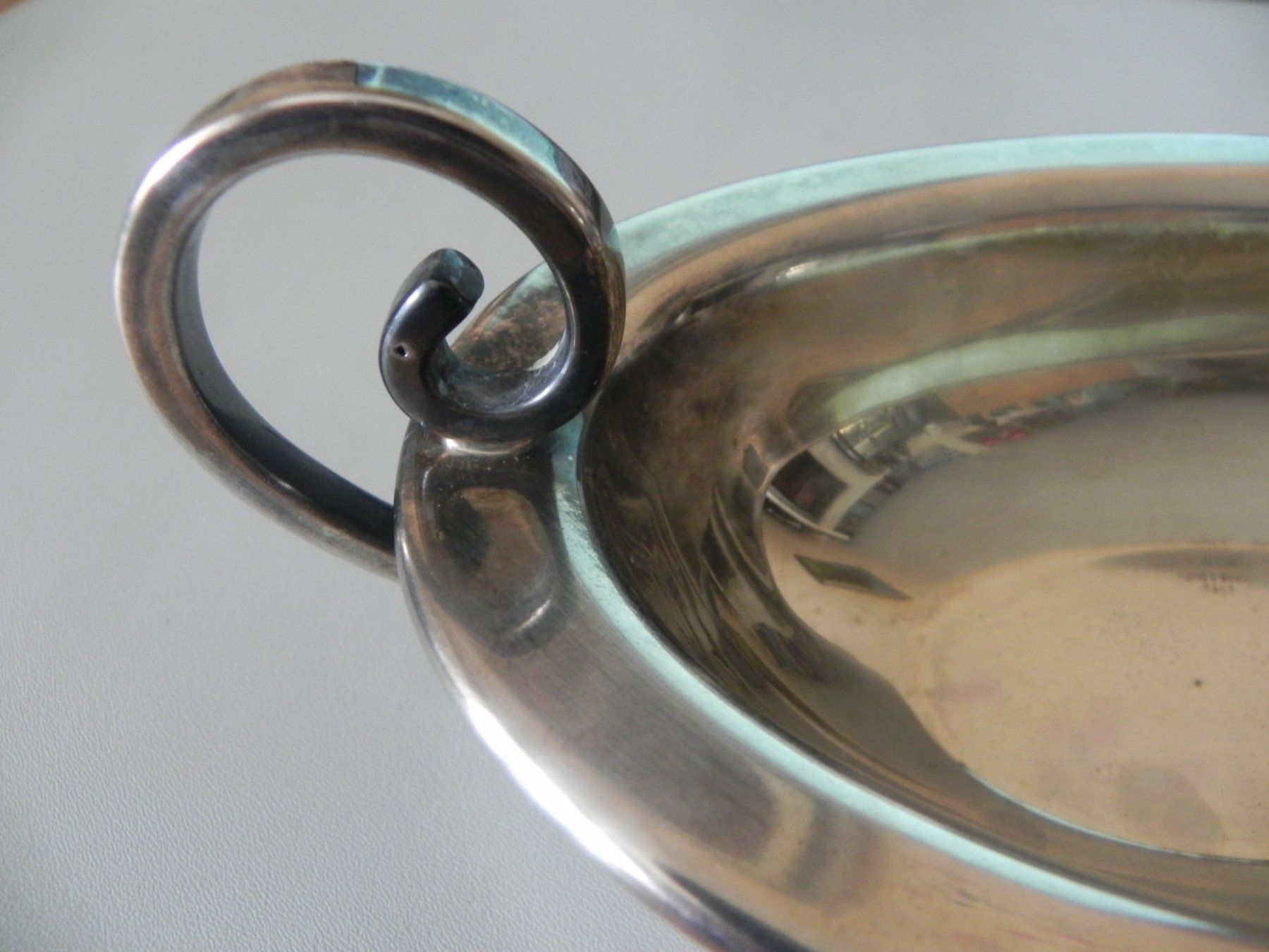 Ciotole: Alte elegante Sauciere versilbert vom Cassetti Italy – Usato da Minusio venduto da Lory64 2