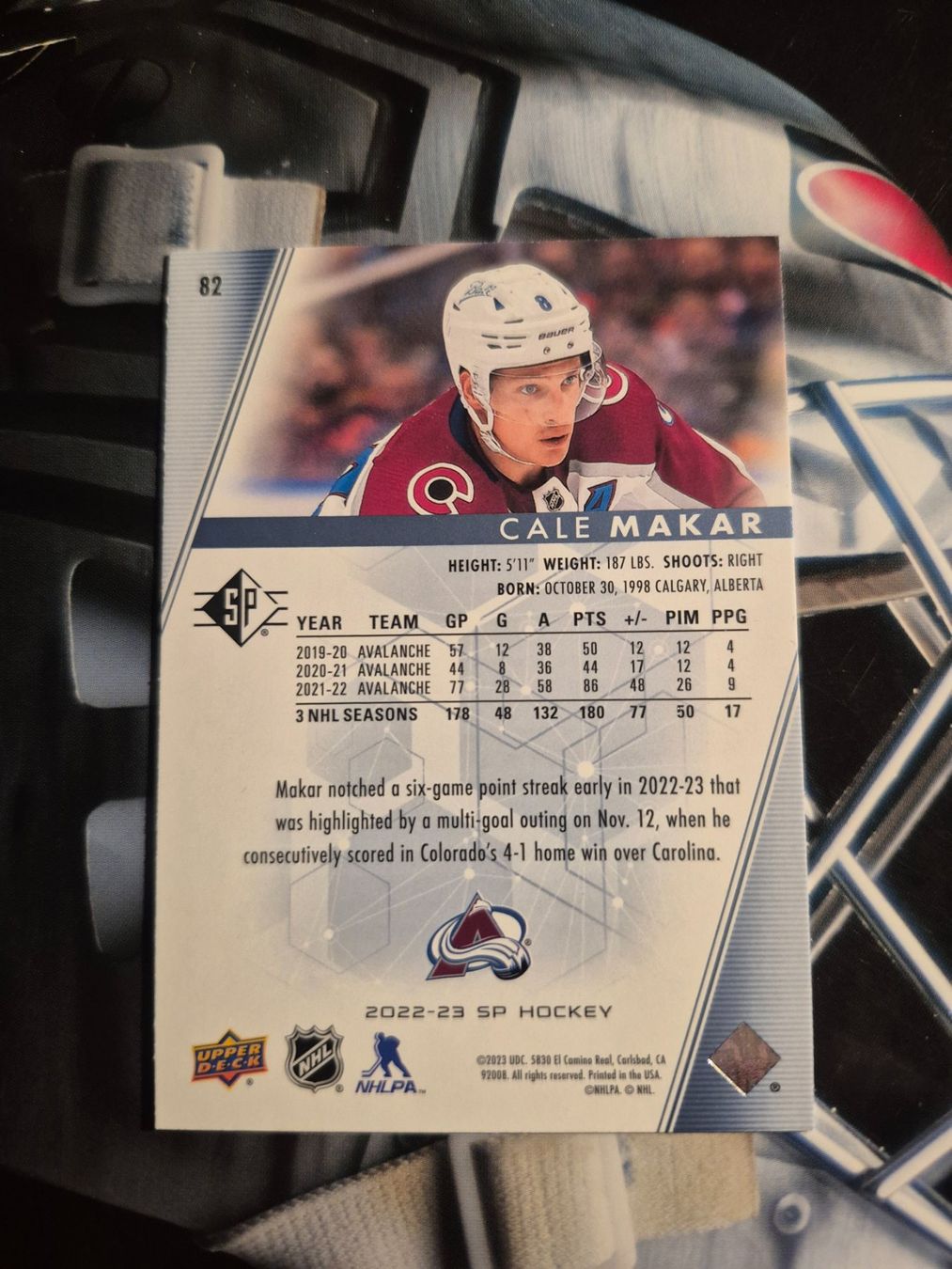 NHL Sammelbilder & Trading cards: NHL Cale Makar Colorado Avalanche – Gebraucht aus Treiten von Sauber73 1
