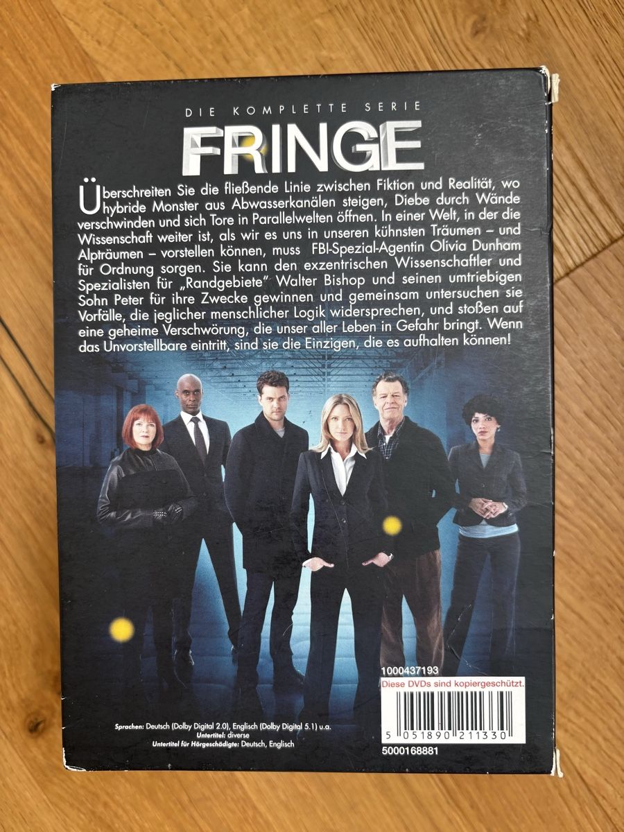 Tutti i DVDs: Fringe - komplette Serie – Usato da Luchsingen venduto da NEgli01 3