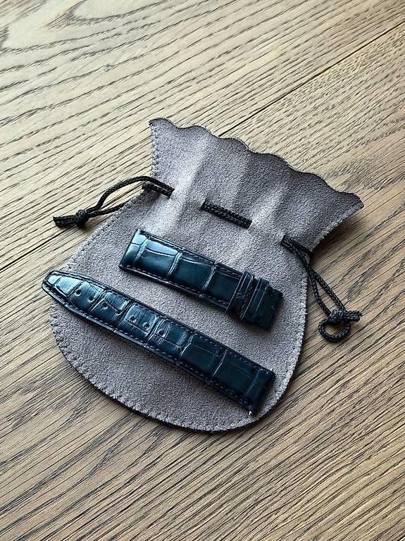 IWC Orologi: IWC Santoni - Blaues Lederarmband – Nuovo (secondo la descrizione) da Maur venduto da CG8632 2