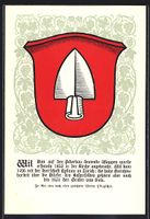 Wil, Gemeinde Wappen in Rot mit aufrecht