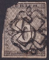 2W, ZÜRICH 6, Type II, 62.Marke, mit Befund, Kat: 2300.-