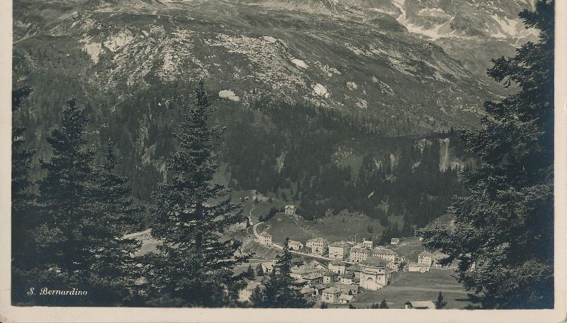Cartoline postali: San Bernardino + 1931 – Usato da Emmenbrücke venduto da teestube