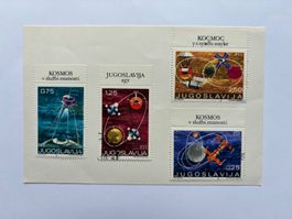 Briefmarken Weltraum Jugoslawien