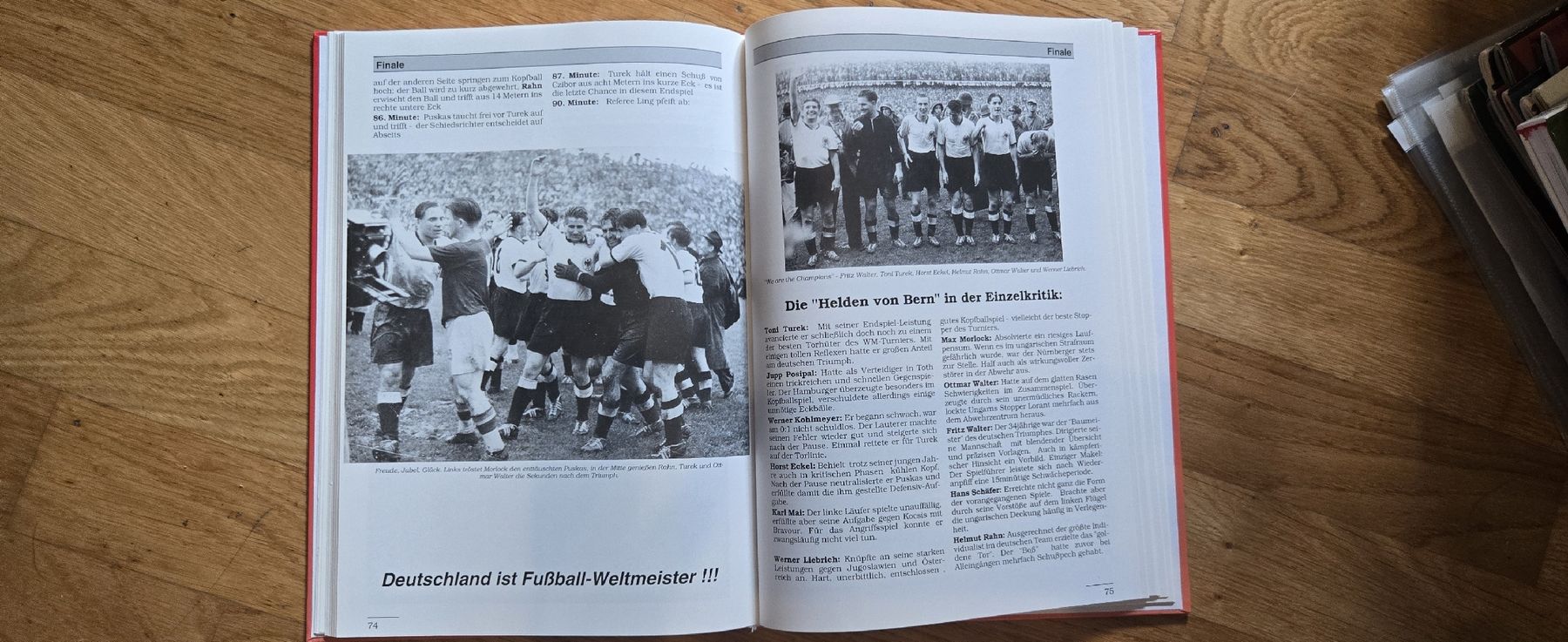 Libri: Buch Der Sieg von Bern+Kicker M:  "Das Wunder von Bern" – Usato da Zürich venduto da Jpacker 7