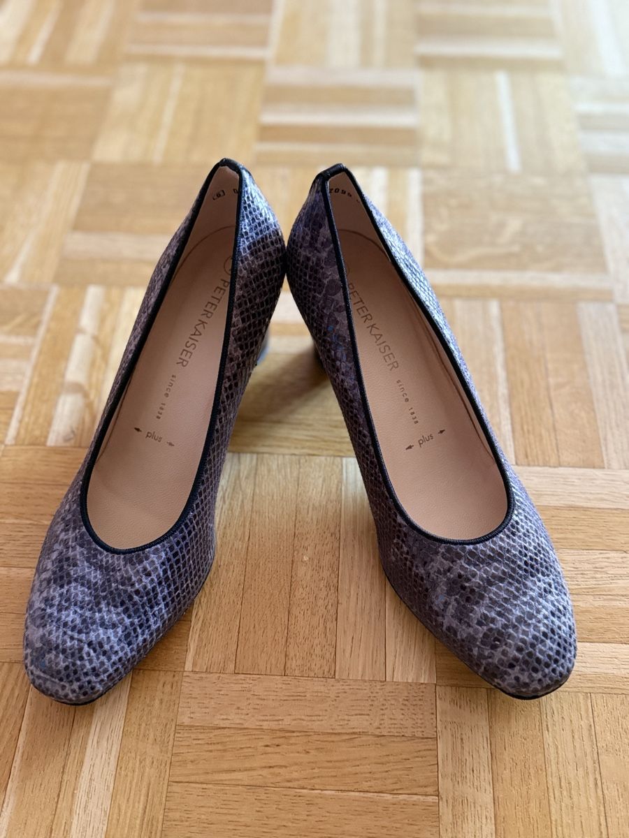 Kaiser Chaussures femmes: Peter Kaiser Echtleder Pumps Serpentinenmuster Gr. 39 – Neuf (Voir description) à St. Gallen par mania03 4