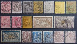 Frankreich ex. Kat. 66-106 gest. 1876/1902 Kat. 167 Euro