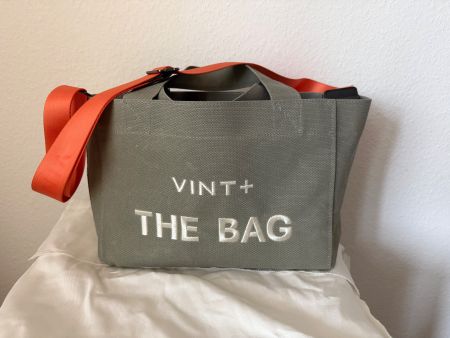 VINT+ WAXED CANVAS TOTE BAG - SMALL - GRAU VIGORE
