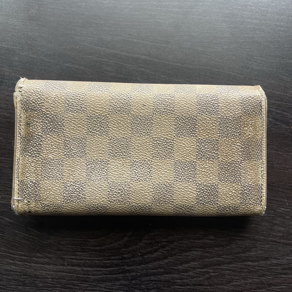 Louis Vuitton Brieftaschen: Vintage Louis Vuitton beige long wallet – Gebraucht aus Genève von FoundTears 1