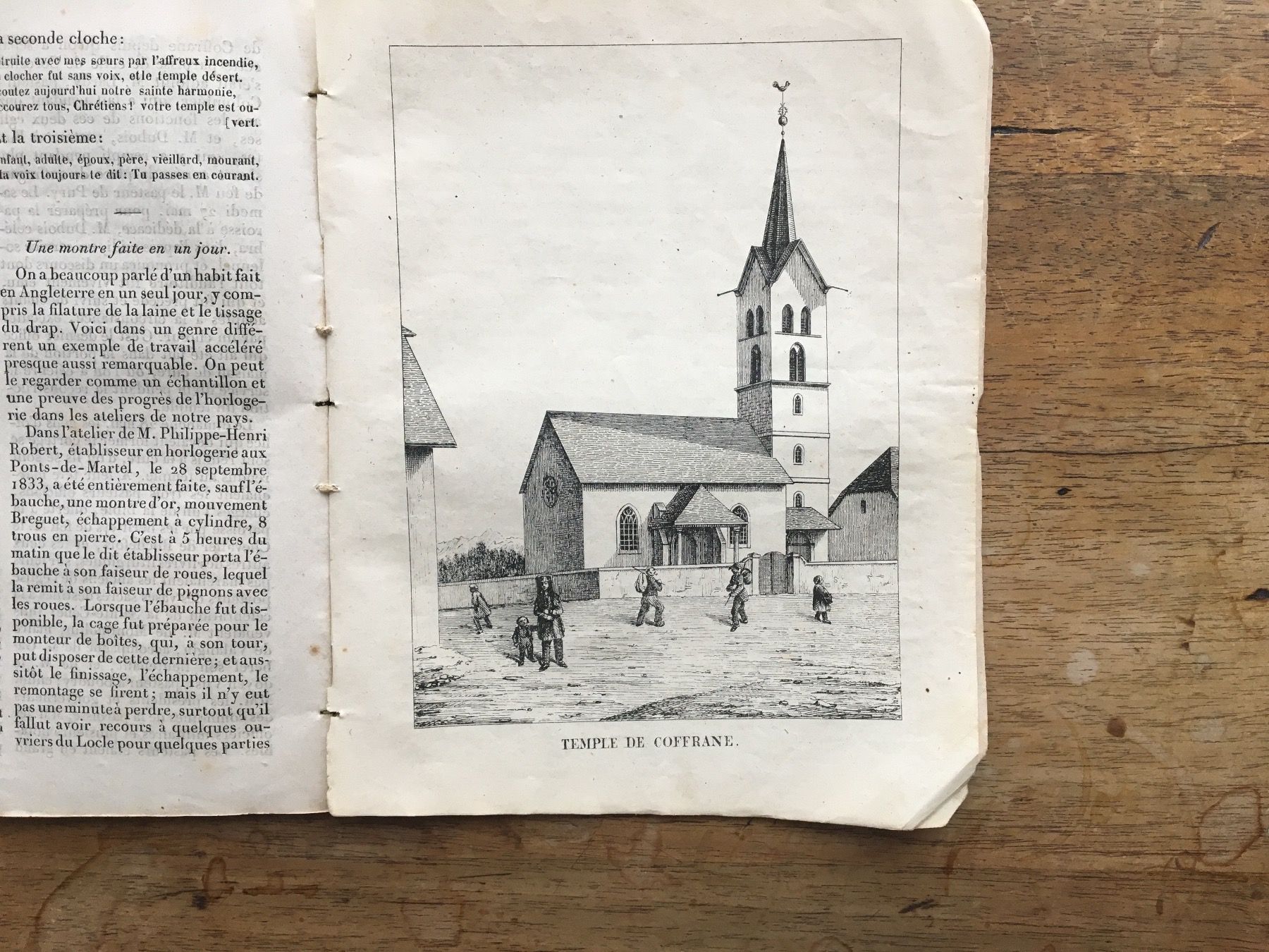Incisioni: Temple de COFFRANE – Usato da Bevaix venduto da bohrap