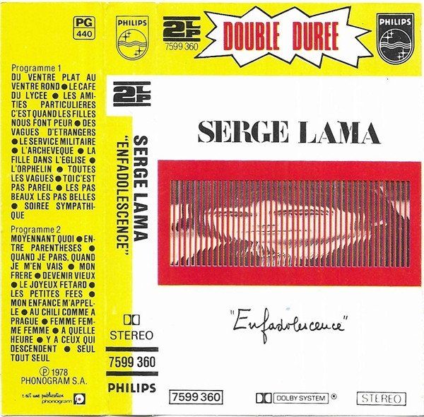 Musicassette: CASSETTE SERGE LAMA - CHANSONS – Usato da PORRENTRTUY venduto da RABAIS_SPORT