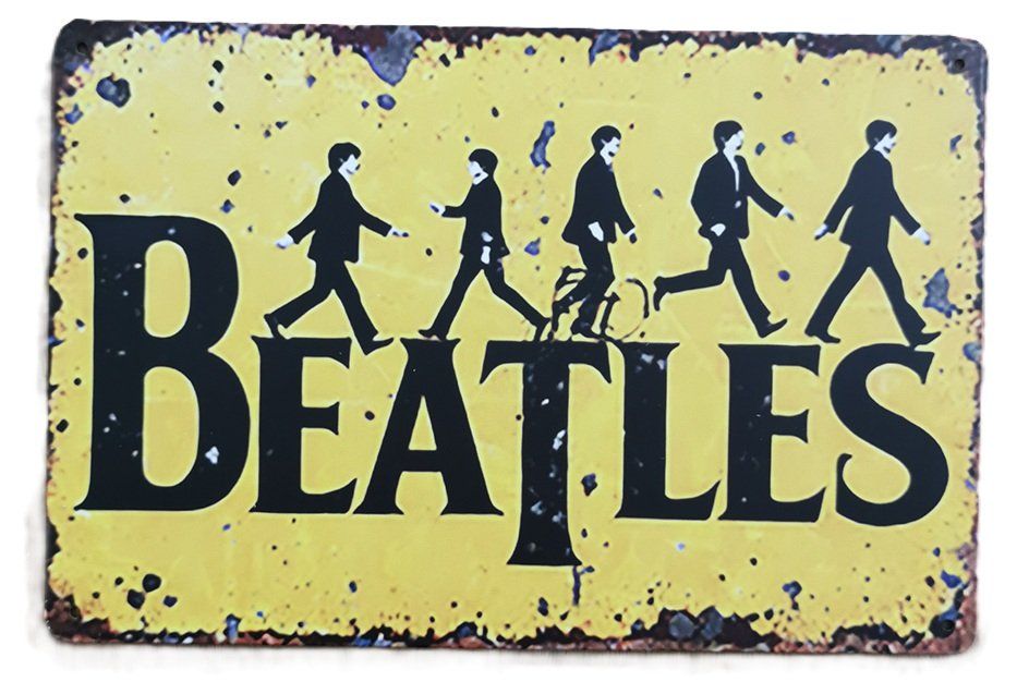 Insegne: Beatles  - Blechschild  (neu, OVP) – Nuovo e nell'imballaggio originale da Wilen b. Wollerau venduto da morethanmusic