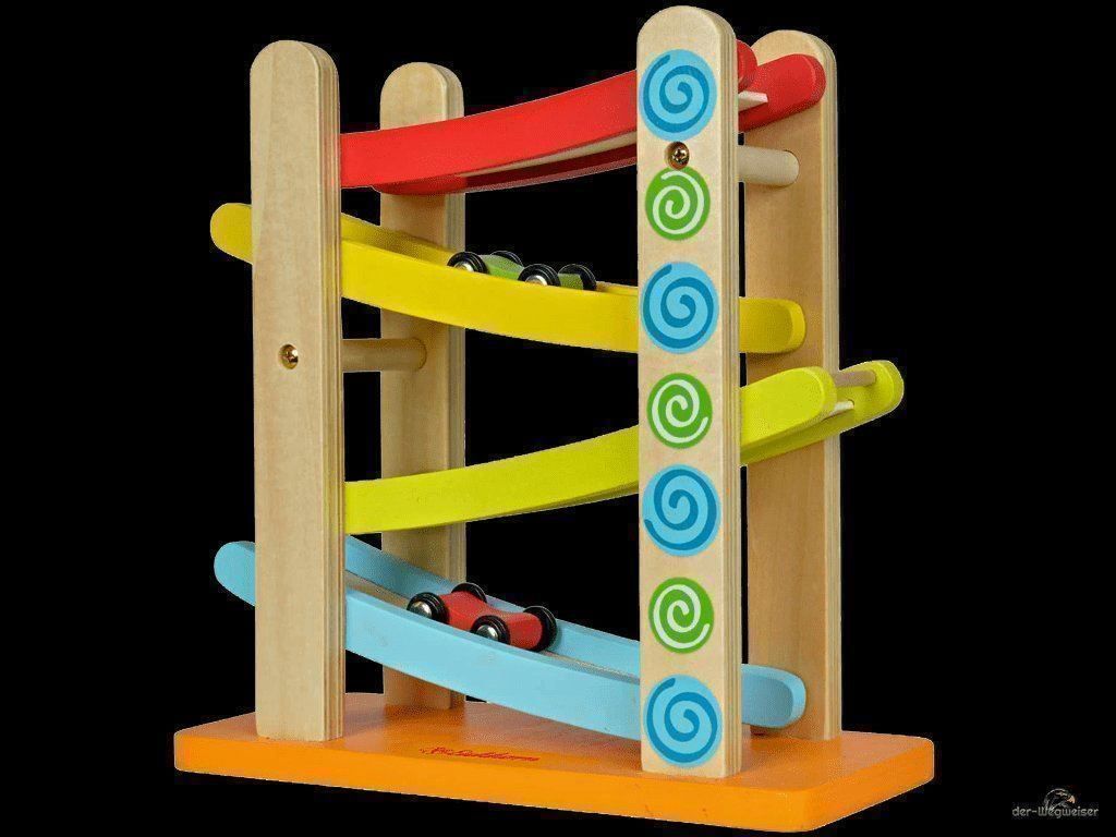 Eichhorn Giocattoli: Holzspielzeug von Eichhorn Autorennbahn – Nuovo e nell'imballaggio originale da Birsfelden venduto da der-Wegweiser 1