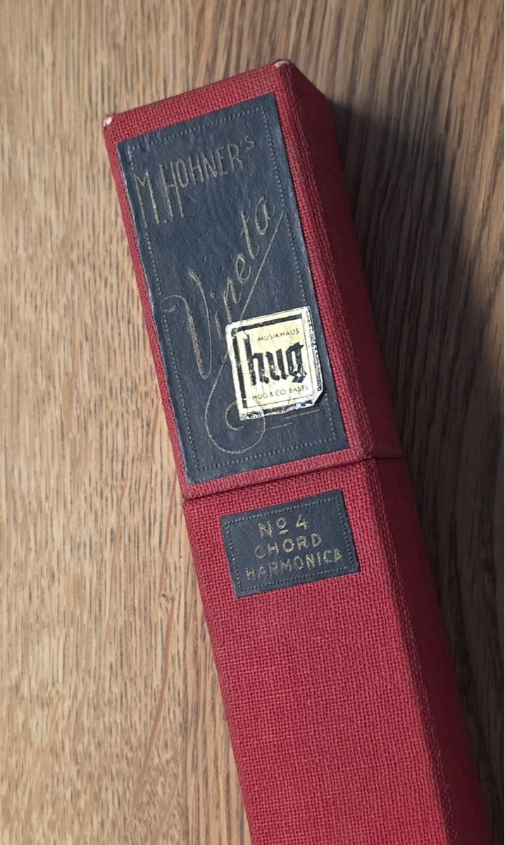 Musikinstrumente: M. Hohner Vineta Nr. 4 Chord Harmonica mit Etui – Gebraucht aus Mumpf von Spannset 2