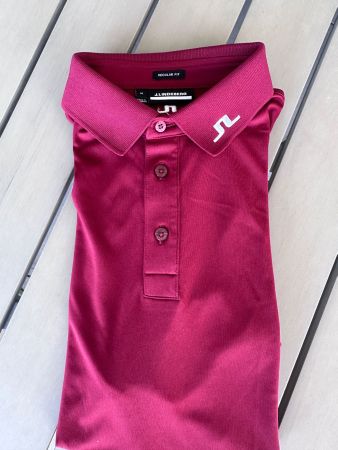 J.Lindeberg Golfshirt - Neu - Grösse M - Berry