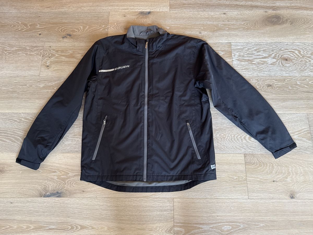 Bauer Giacche: Eishockey Trainingsjacke Bauer Schwarz Grösse M/M – Usato da Schlierbach venduto da Lega1 1