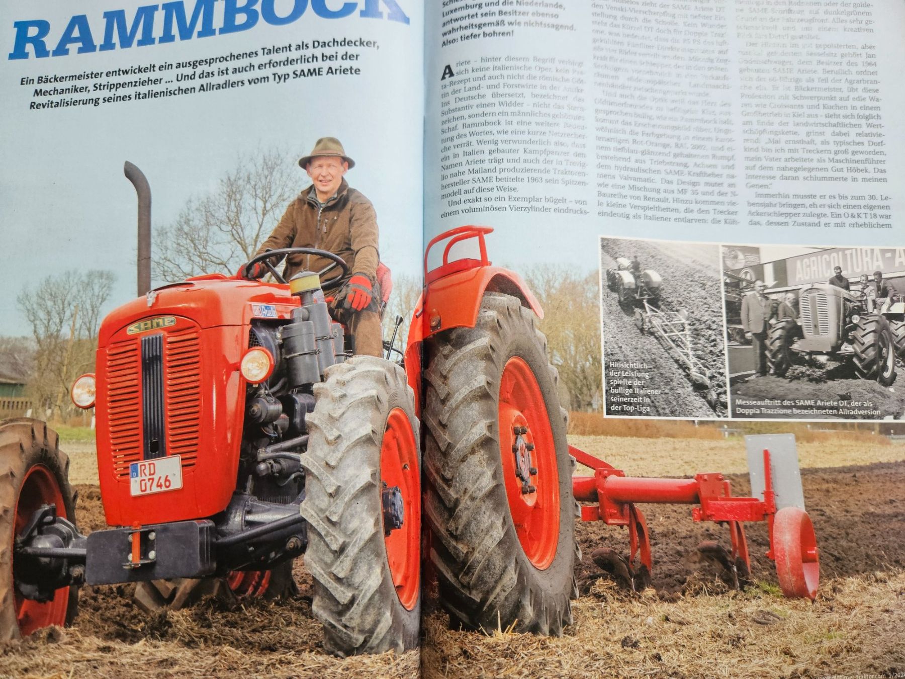 IHC Trattori: Oldtimer Traktor 1/24 IHC Case McCormick Same Fahr MD5 xb – Usato da Flawil venduto da sr1_f6st 9