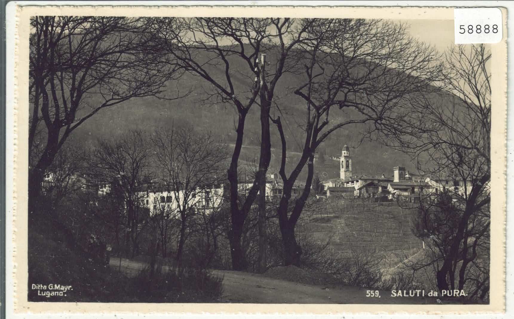 Ansichtskarten: Saluti da Pura – Gebraucht aus Ettingen von Kartenplanet