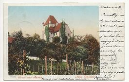 1900 AARAU altes Schlössli alte Karte +++