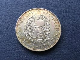 5  Deutsche Mark LEIBNIZ 1966