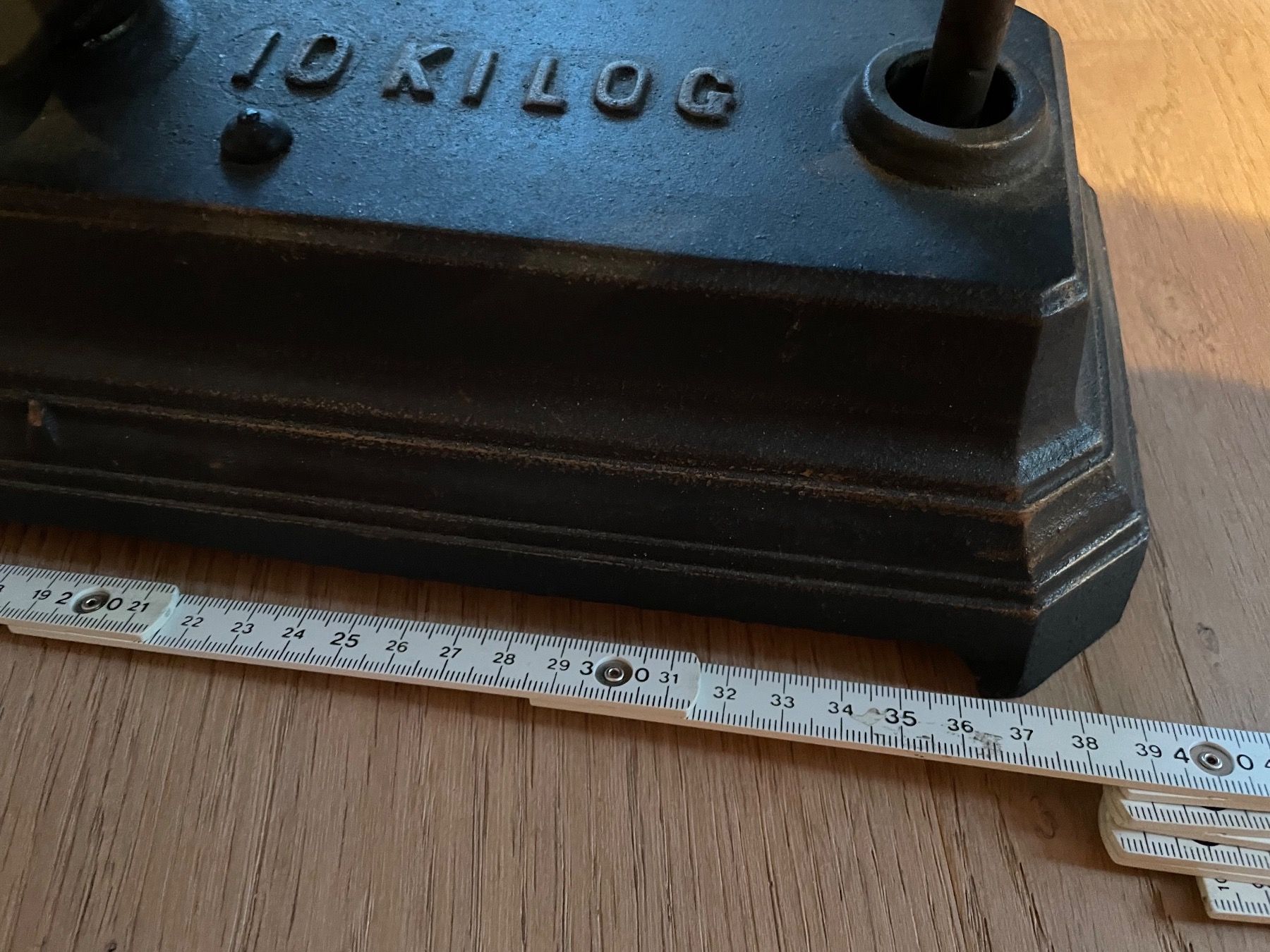 Bilance e pesi: Waage . (Sockel Bronze) ANTIK – Usato da Wohlen AG venduto da NincoA-Z 5