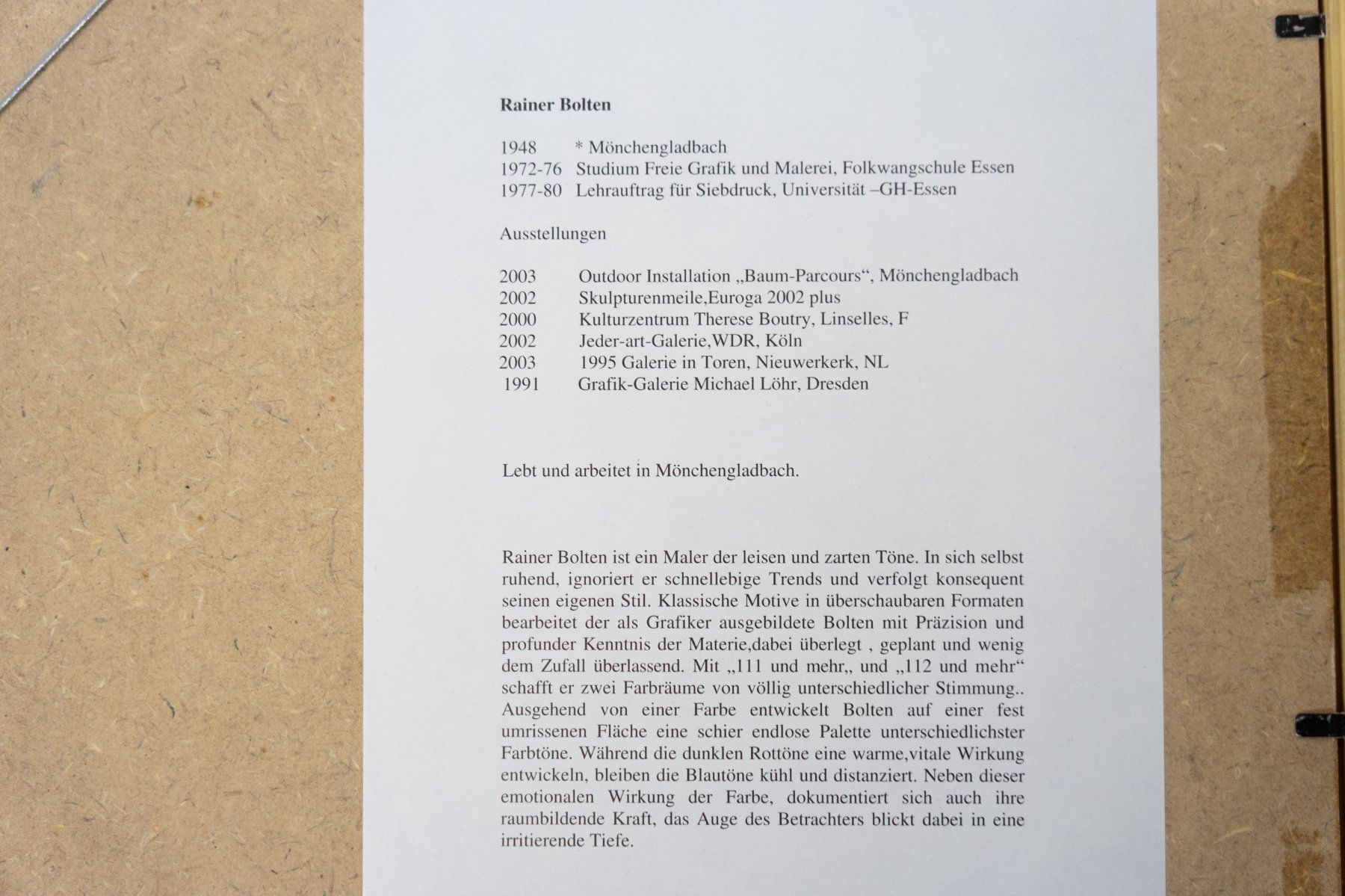 Poster & Bilder: Kunstdruck Nr. 11 - Versand möglich – Gebraucht aus Schaffhausen von Studio-Ara 9