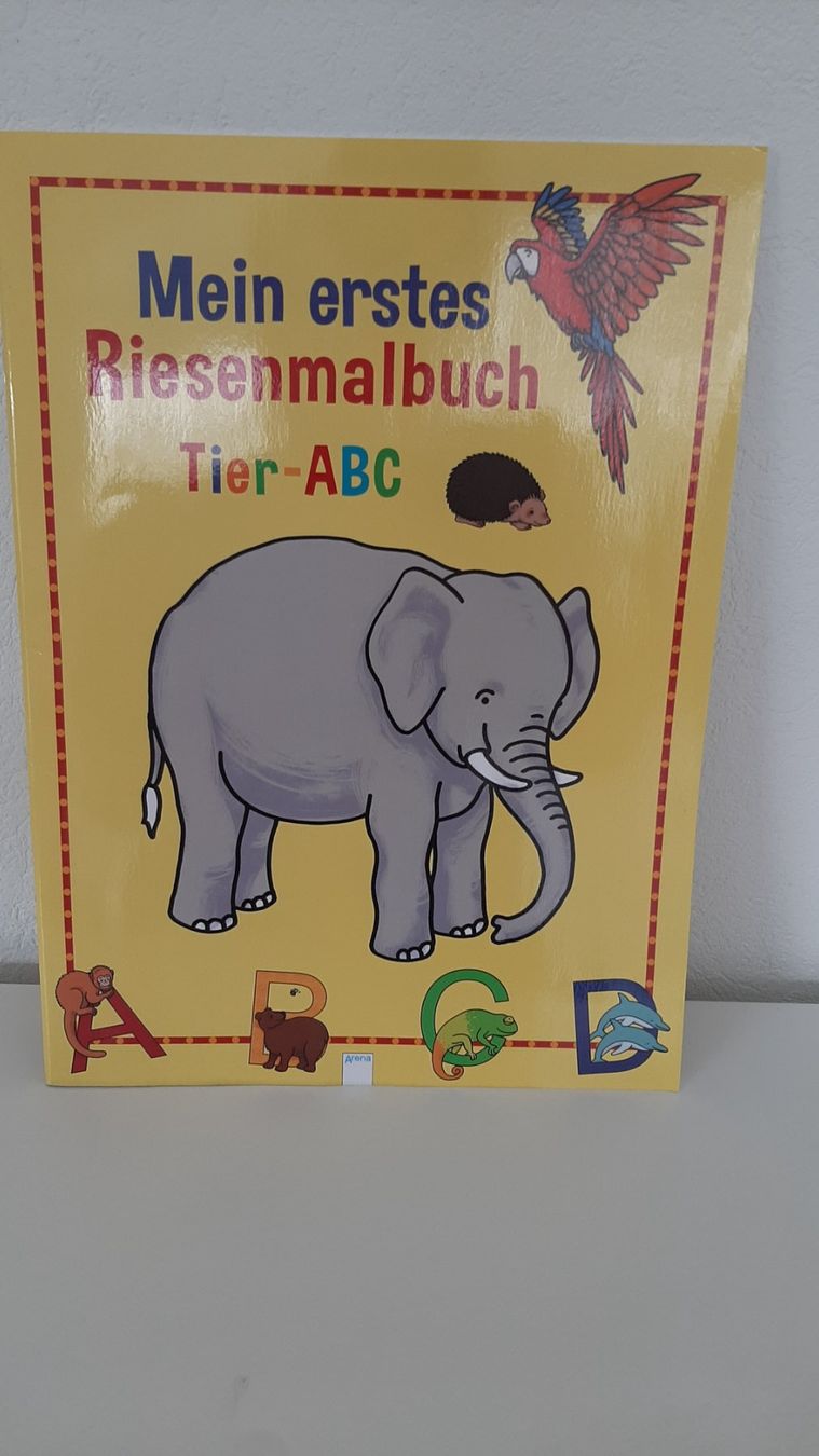 Libri: Buch Mein erstes Riesenmalbuch Tier-ABC – Nuovo (secondo la descrizione) da Aarburg venduto da i_c6r8