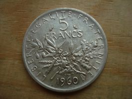 (S2) 5 Francs 1960 France