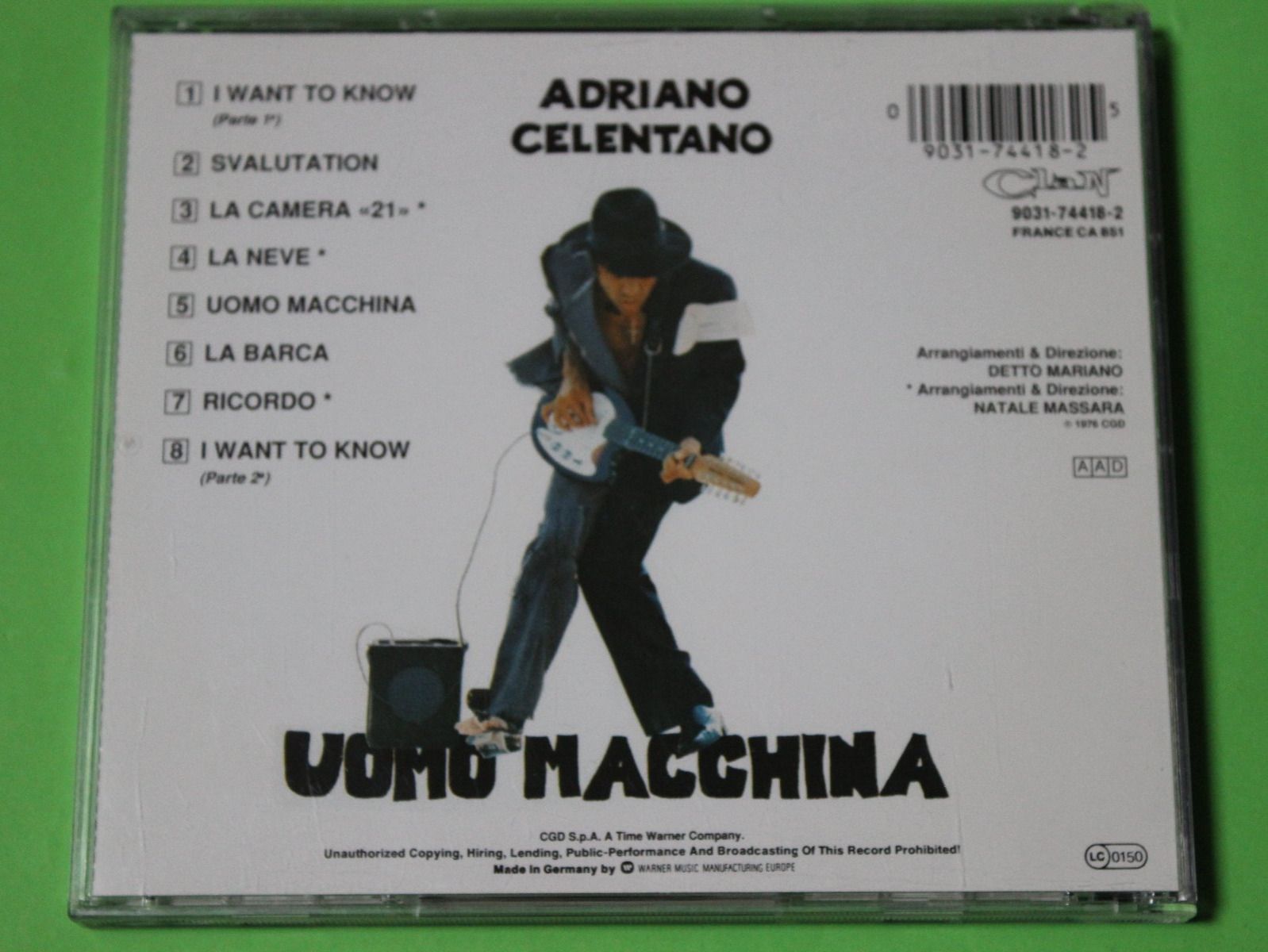 CDs: ADRIANO CELENTANO - SVALUTATION 1976 CD Guter Zustand – Gebraucht aus Tübach von JamesStone 2