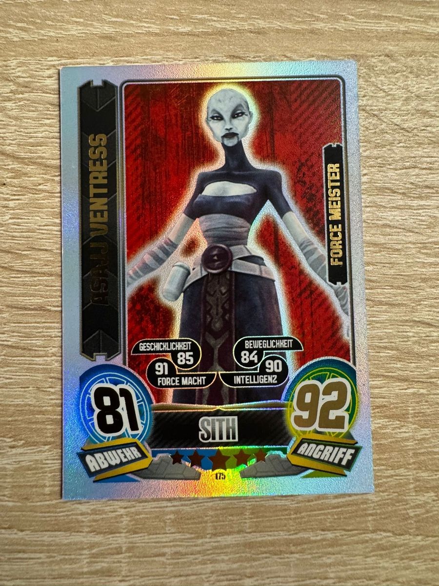 Star Wars Carte collezionabili: Star Wars Asajj Ventress – Usato da Schübelbach venduto da Niki_Viki08