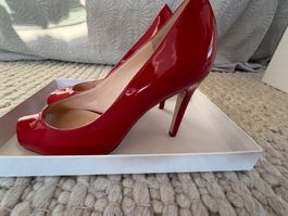 Högl Lack Pumps, Rot, Grösse 38 – Top Zustand