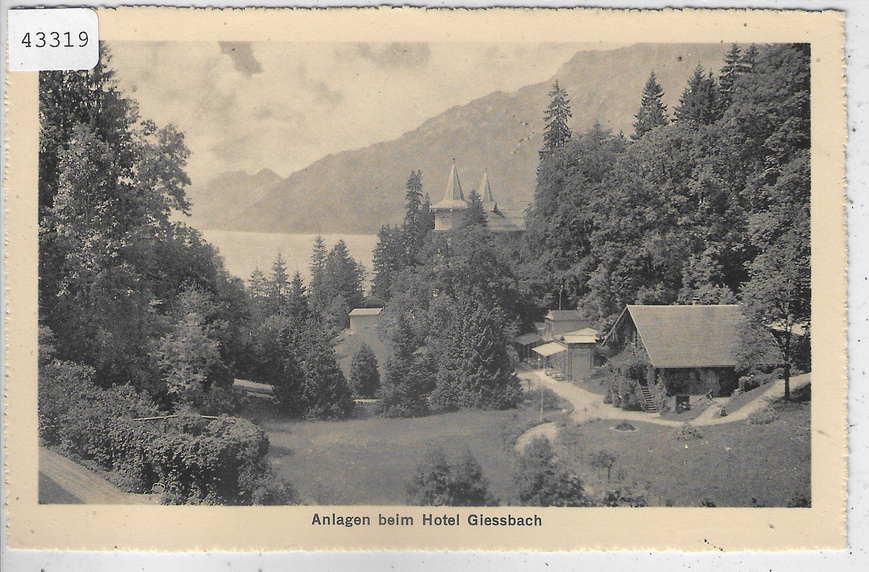 Cartoline postali: Anlagen beim Hotel Giessbach – Usato da Ettingen venduto da Kartenplanet